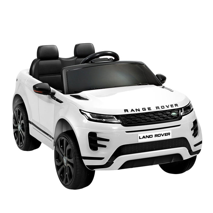 Range Rover Evoque Officially Licensed Kids Ride On Car with Remote Control | White