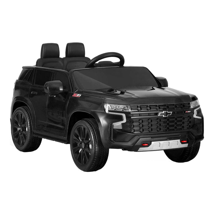 GM Chevrolet Tahoe Suburban Officially Licensed Off Road Kids Ride On Car with Remote Control | Chevy Black