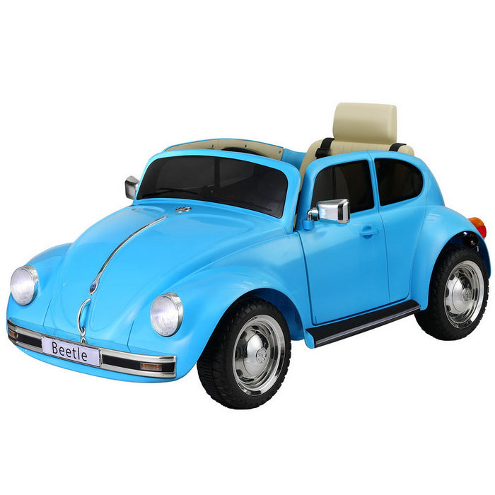 Volkswagon VW Beetle Officially Licensed Kids Ride On Car with Remote Control | Ocean Blue