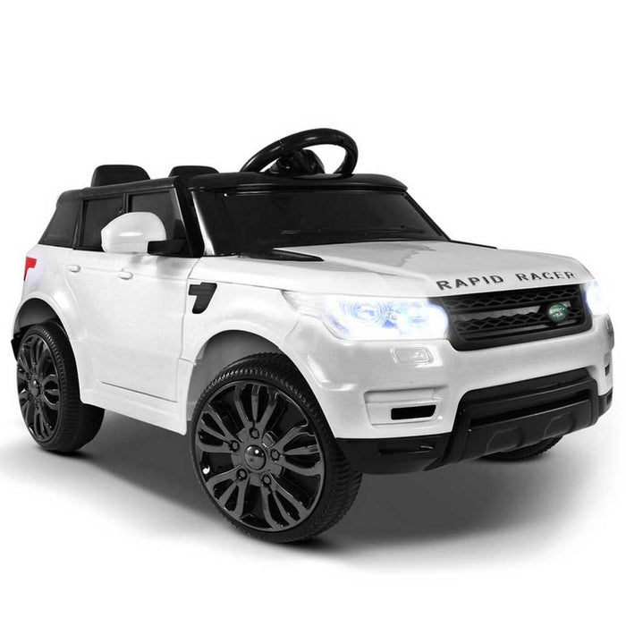 Range Rover Inspired Kids Ride On Car with Remote Control | Pearl White