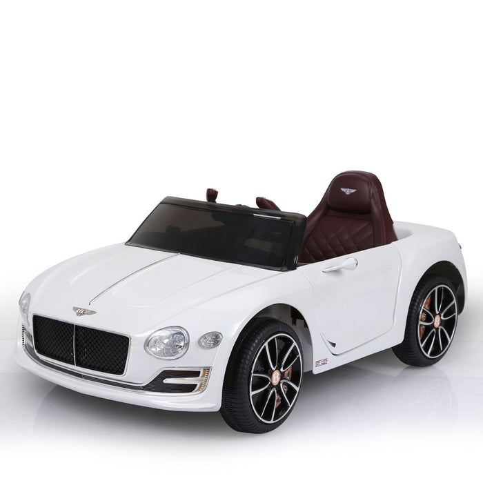 Bentley Inspired Kids Ride On Car with Remote Control | White