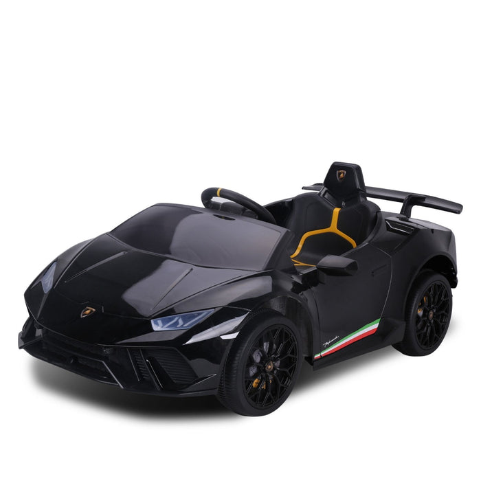 Lamborghini Aventador Officially Licensed Kids Ride On Car with Remote Control | Nero (Black)
