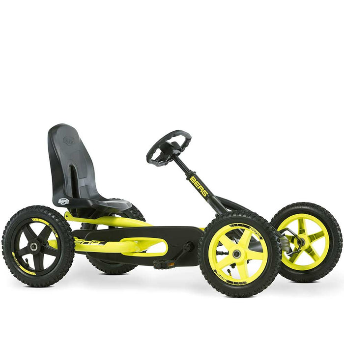 Berg Buddy Off Road Kids Pedal Powered Go Kart | Cross Neon/Black