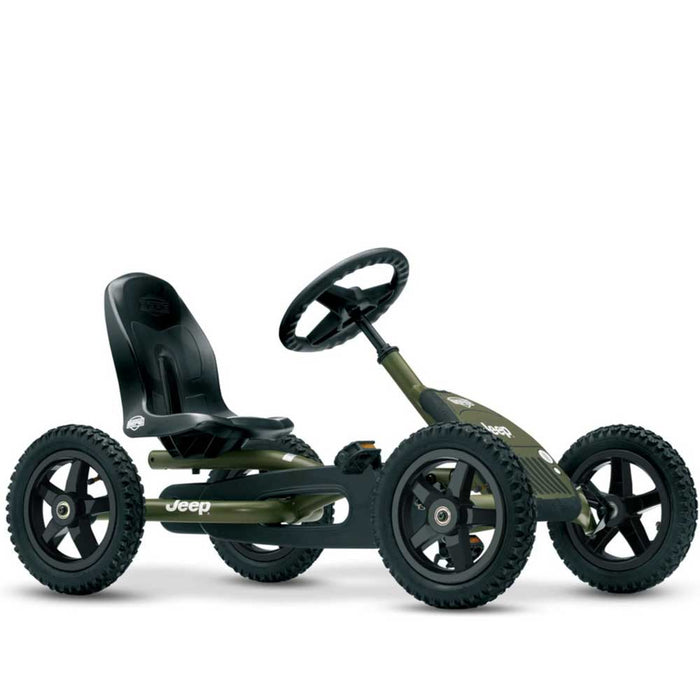 Berg Buddy Officially Licensed JEEP Sahara Kids Pedal Powered Go Kart | Willys Green