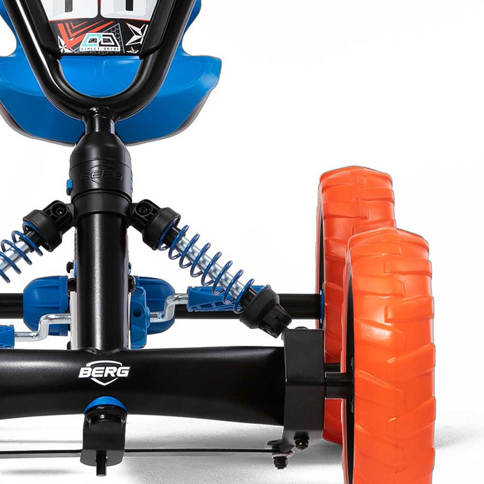 Berg Buzzy 2-in-1 Off Road Kids Push & Pedal Powered Go Kart | Nitro Black