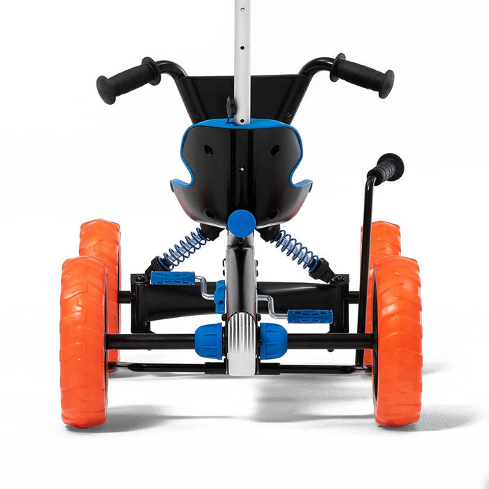 Berg Buzzy 2-in-1 Off Road Kids Push & Pedal Powered Go Kart | Nitro Black