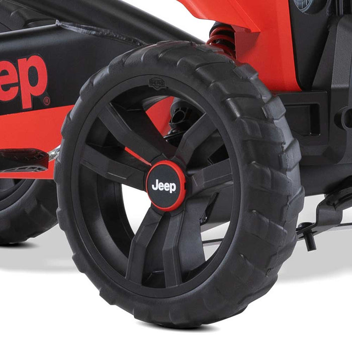 Berg Buzzy Officially Licensed JEEP Rubicon Kids Pedal Powered Go Kart | Rubicon Red