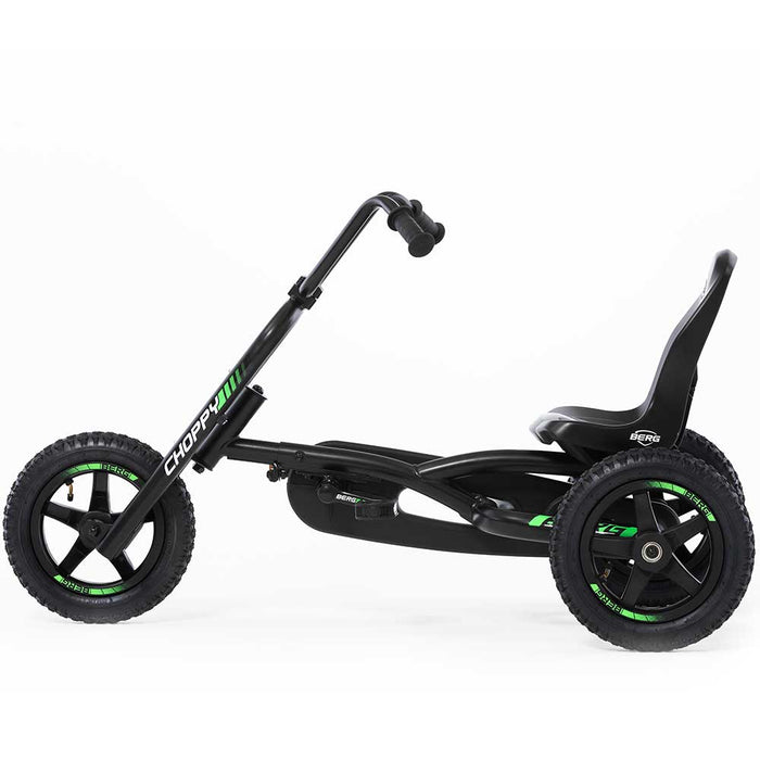 Berg Buddy Choppy Kids Pedal Powered Go Kart | Metallic Black