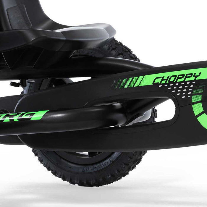 Berg Buddy Choppy Kids Pedal Powered Go Kart | Metallic Black