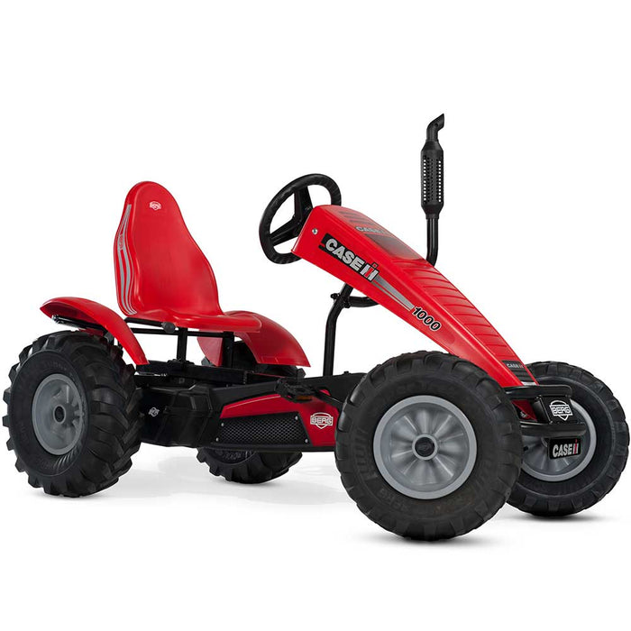 Berg Extra Officially Licensed Case I-H Tractor Inspired Kids & Adults Pedal or 3 Gear Powered Go Kart | Trademark Red
