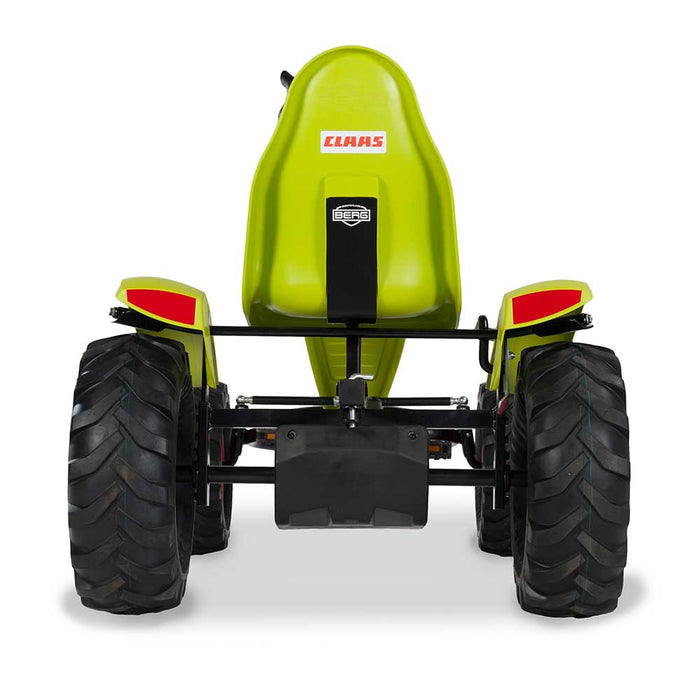 Berg Extra Officially Licensed Claas Harvester Inspired Kids & Adults Pedal or 3 Gear Powered Go Kart | Seed Green