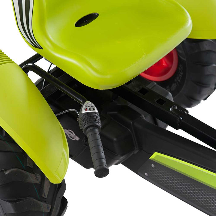Berg Extra Officially Licensed Claas Harvester Inspired Kids & Adults Pedal or 3 Gear Powered Go Kart | Seed Green