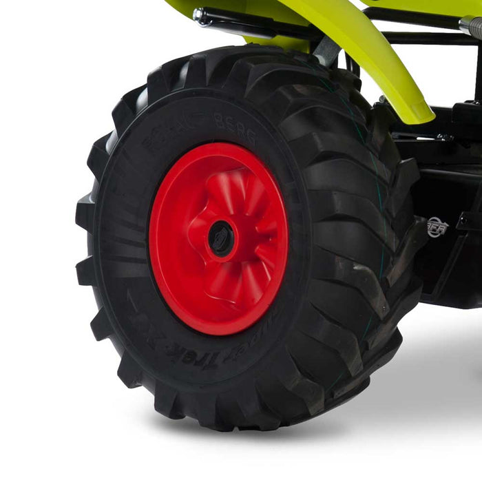 Berg Extra Officially Licensed Claas Harvester Inspired Kids & Adults Pedal or 3 Gear Powered Go Kart | Seed Green