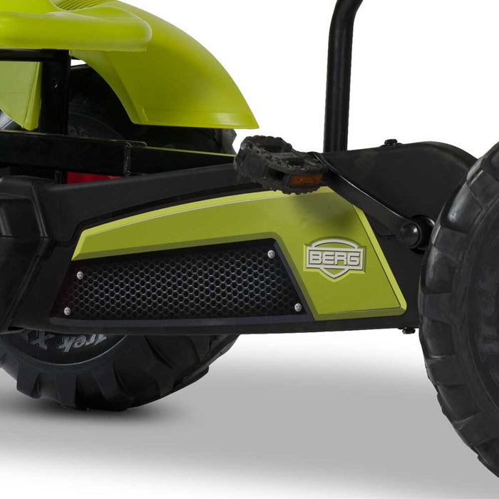 Berg Extra Officially Licensed Claas Harvester Inspired Kids & Adults Pedal or 3 Gear Powered Go Kart | Seed Green