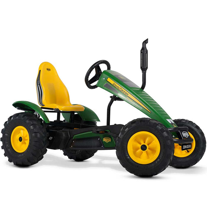 Berg Extra Officially Licensed John Deer Tractor Inspired Kids & Adults Pedal or 3 Gear Powered Go Kart | John Deere Green