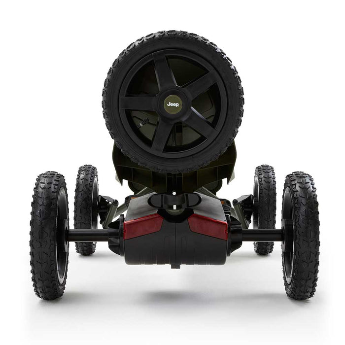 Berg Rally Officially Licensed JEEP Sahara Kids Pedal Powered Go Kart | Willys Green