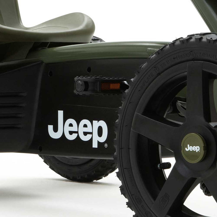 Berg Rally Officially Licensed JEEP Sahara Kids Pedal Powered Go Kart | Willys Green