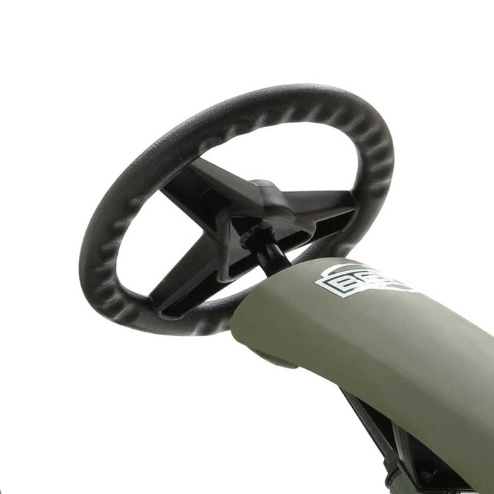 Berg Rally Officially Licensed JEEP Sahara Kids Pedal Powered Go Kart | Willys Green