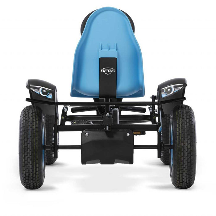 Berg Extra X-ITE Kids & Adults Pedal or 3 Gear Powered Go Kart | Sky Blue & Lime Green