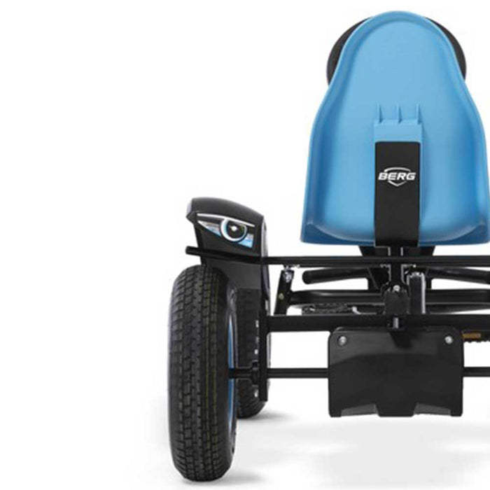 Berg Extra X-ITE Kids & Adults Pedal or 3 Gear Powered Go Kart | Sky Blue & Lime Green