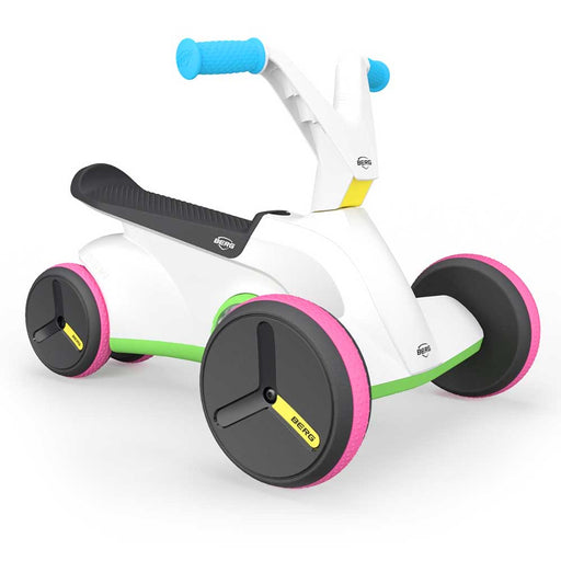 Berg Go Twirl Kids Push & Pedal Powered Go Kart | Rainbow Multicolour