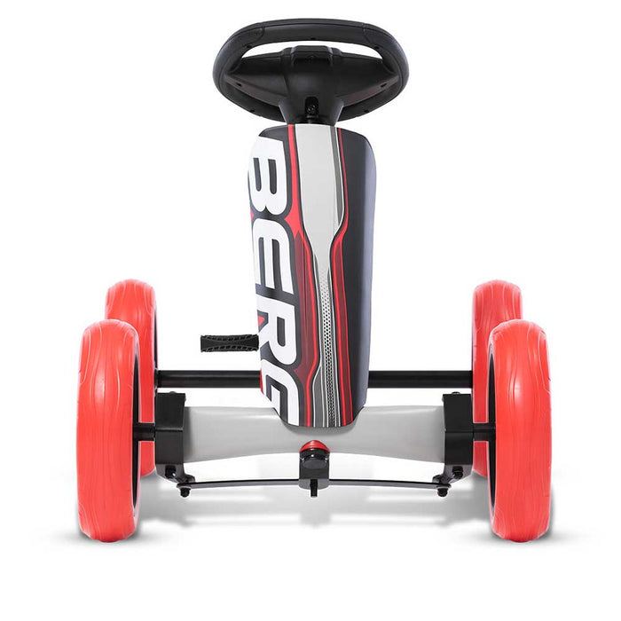 Berg Buzzy Beatz Kids Pedal Powered Go Kart | Grey, Red & White