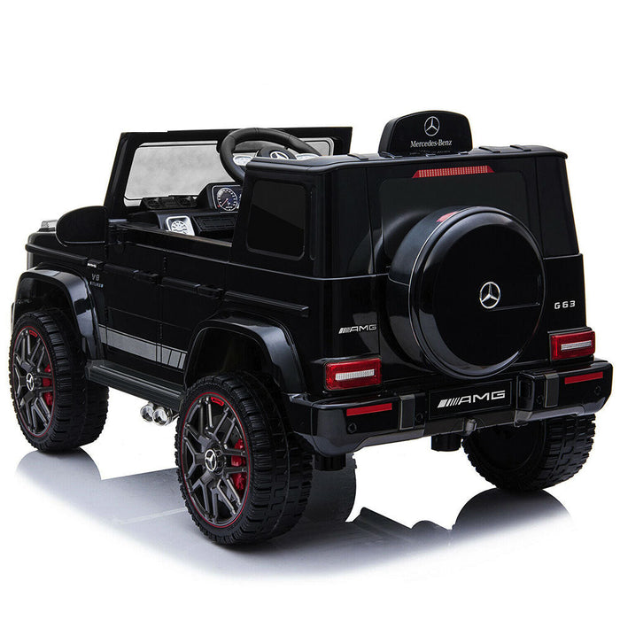 Mercedes Benz G63 AMG Licensed Kids Ride On Car with Remote Control | Black/Red