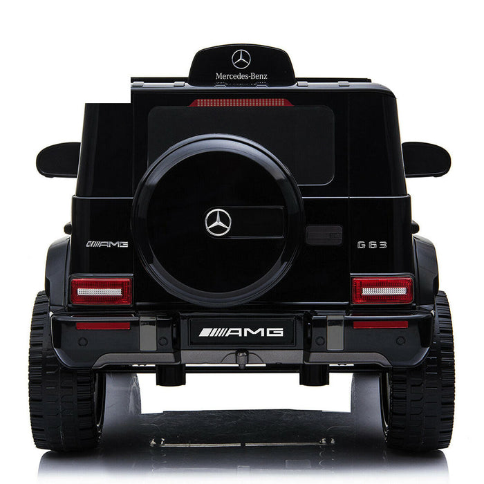 Mercedes Benz G63 AMG Licensed Kids Ride On Car with Remote Control | Black/Red