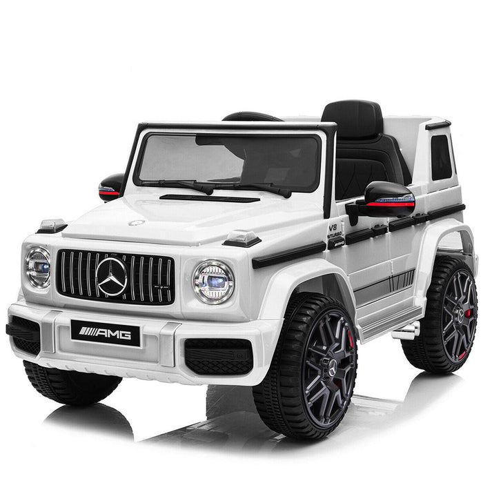 Mercedes Benz G63 AMG Licensed Kids Ride On Car with Remote Control | Black/White