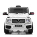 Mercedes Benz G63 AMG Licensed Kids Ride On Car with Remote Control | Black/White