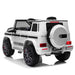 Mercedes Benz G63 AMG Licensed Kids Ride On Car with Remote Control | Black/White