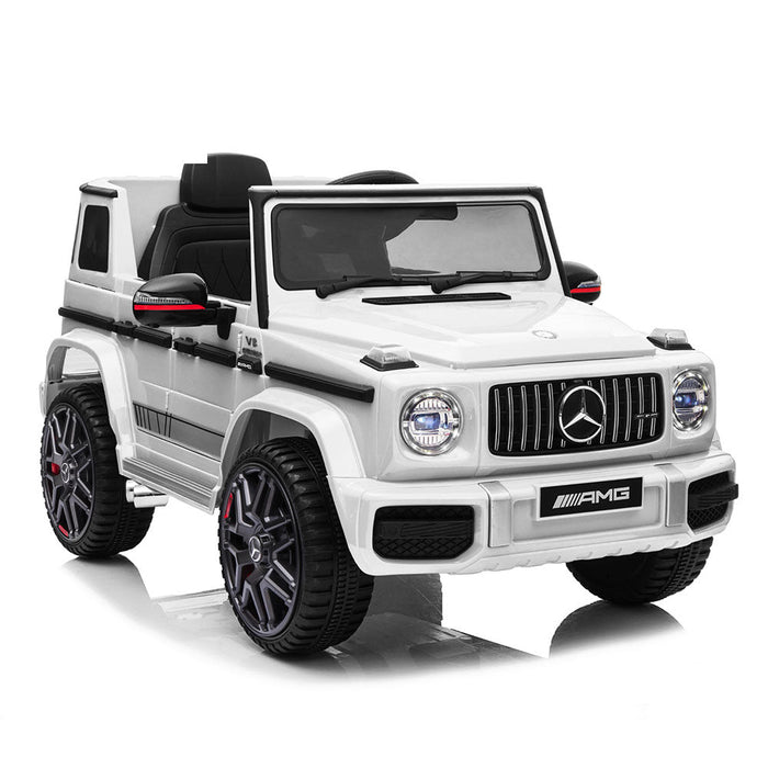 Mercedes Benz G63 AMG Licensed Kids Ride On Car with Remote Control | Black/White