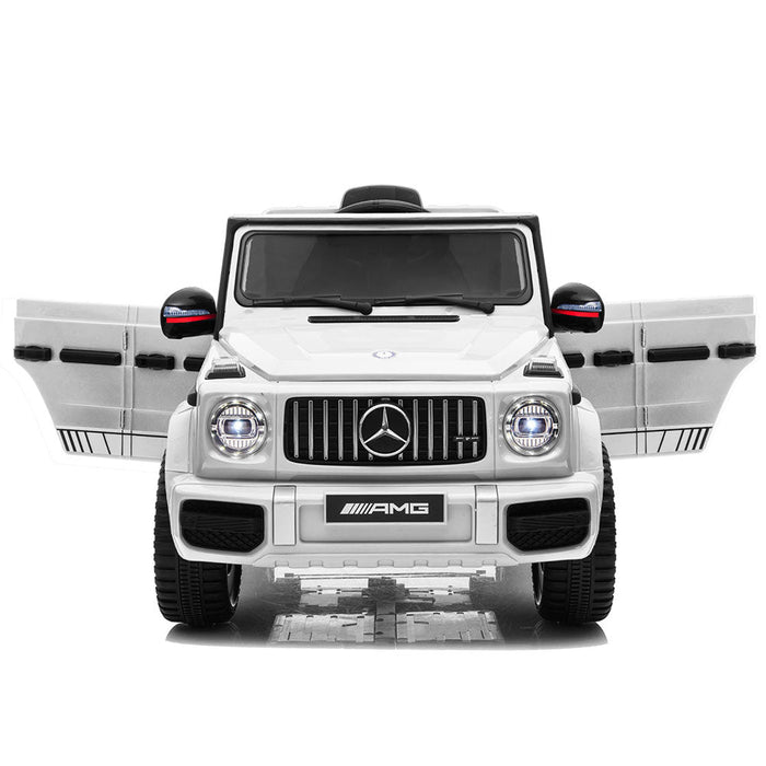 Mercedes Benz G63 AMG Licensed Kids Ride On Car with Remote Control | Black/White
