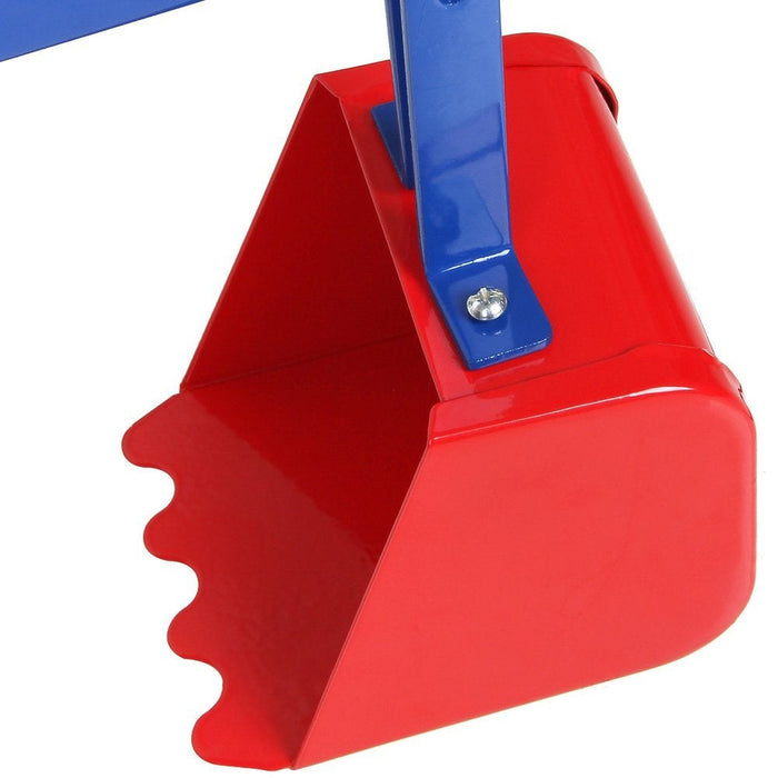 Construction Inspired Kids Ride On Metal Sand Digger Backyard Sandpit Toy | Yellow