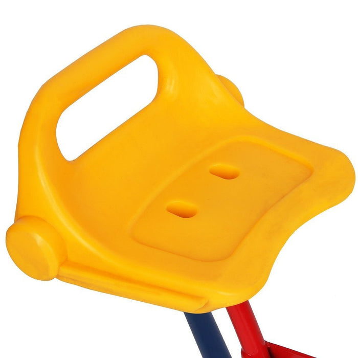 Construction Inspired Kids Ride On Metal Sand Digger Backyard Sandpit Toy | Yellow