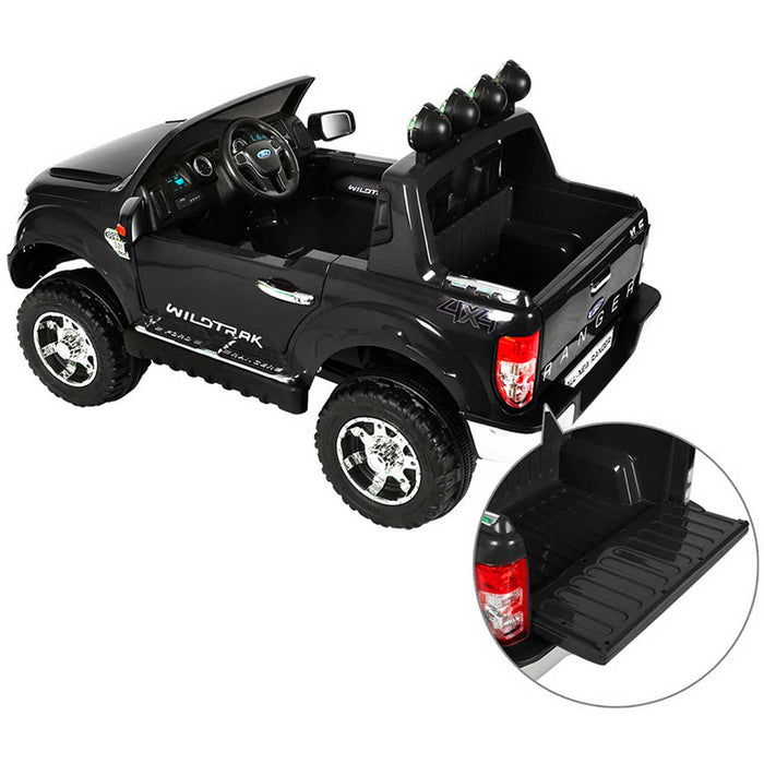 Ford Licensed F150 Ranger Deluxe Kids Ride On Car with Remote Control | Black