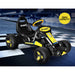 Super Racer Kids Pedal Powered Go Kart | Black/Yellow