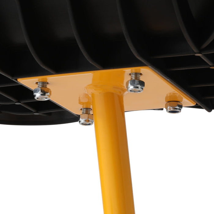 Construction Inspired Kids Ride On Metal Sand Digger Backyard Sandpit Toy with Wheels | Yellow