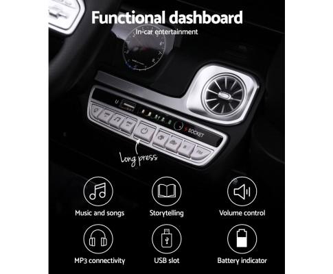 Mercedes Benz G63 AMG Licensed Kids Ride On Car with Remote Control | Black