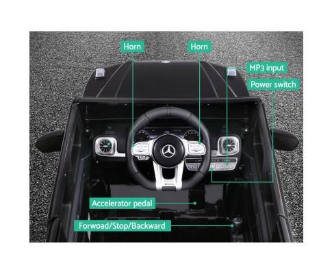 Mercedes Benz G63 AMG Licensed Kids Ride On Car with Remote Control | Black