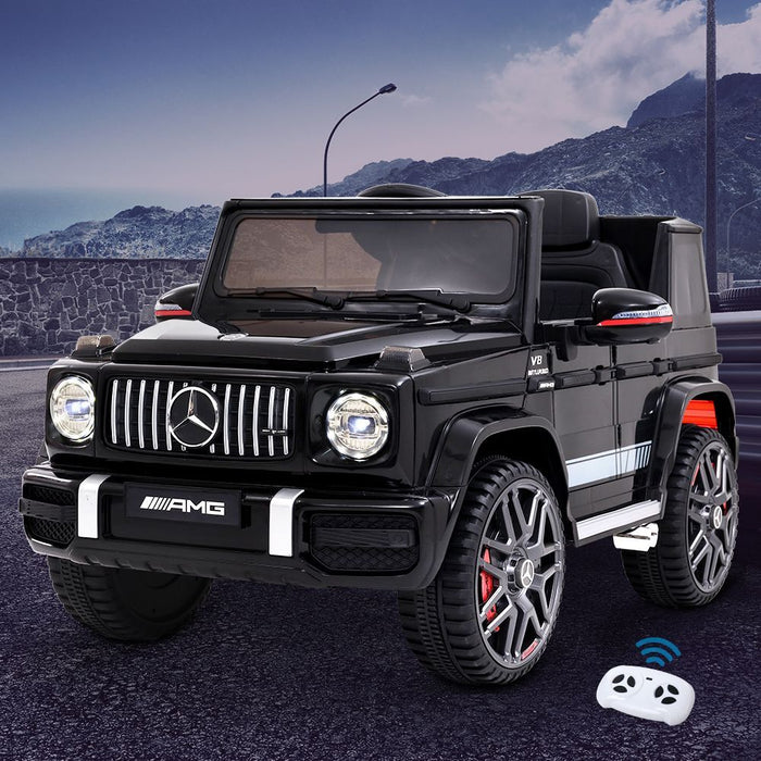 Mercedes Benz G63 AMG Licensed Kids Ride On Car with Remote Control | Black/Red