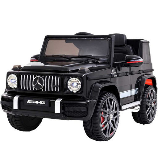 Mercedes Benz G63 AMG Licensed Kids Ride On Car with Remote Control | Black/Red