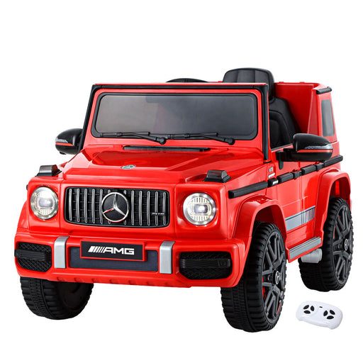 Mercedes Benz G63 AMG Licensed Kids Ride On Car with Remote Control Red
