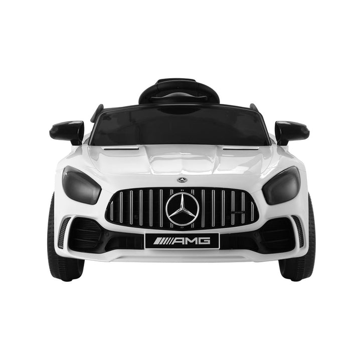 Mercedes Benz AMG GT R Licensed Kids Ride On Car with Remote Control | White