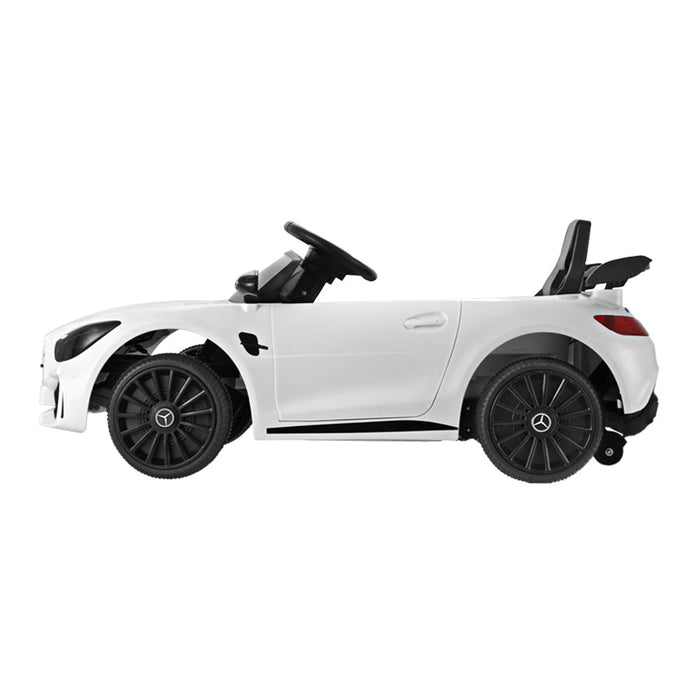 Mercedes Benz AMG GT R Licensed Kids Ride On Car with Remote Control | White
