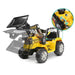 Bulldozer Digger Inspired Kids Ride On Electric Car with Remote Control | Yellow