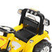 Bulldozer Digger Inspired Kids Ride On Electric Car with Remote Control | Yellow