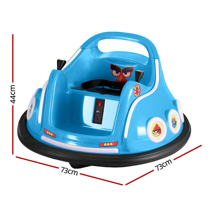 Angry Birds Kids Ride On BUMPER Car with Remote Control | Blue
