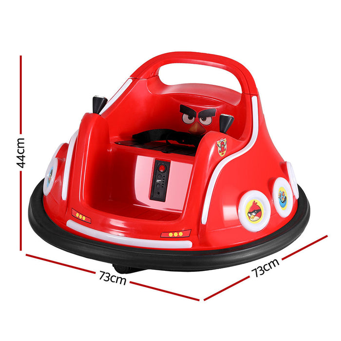 Angry Birds Kids Ride On BUMPER Car with Remote Control | Red