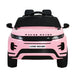 Officially Licensed Range Rover Evoque Kids Ride On Car with Remote Control Pink